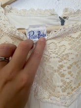 Load image into Gallery viewer, Vintage white gauze maxi dress