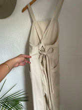 Load image into Gallery viewer, The jumpsuit-natural swiss dot