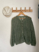 Load image into Gallery viewer, Vintage sage cardigan