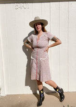 Load image into Gallery viewer, Vintage 40s/50s floral dress