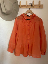 Load image into Gallery viewer, Vintage Indian cotton overdye blouse