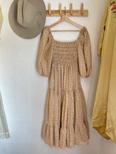 Load image into Gallery viewer, Signature Collection-Tan calico floral maxi dress