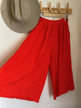 Load image into Gallery viewer, Vintage orange polka dot pants