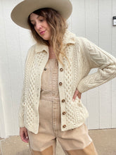 Load image into Gallery viewer, Vintage wool knit cardigan