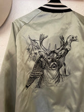Load image into Gallery viewer, Vintage satin bomber jacket