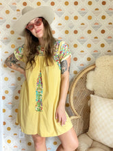 Load image into Gallery viewer, Vintage embroidered mini dress