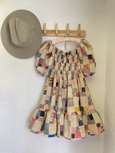 Load image into Gallery viewer, Signature Collection-puff sleeve quilted dress