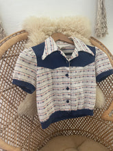 Load image into Gallery viewer, Vintage knit crop top