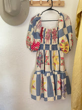 Load image into Gallery viewer, Signature Collection-8 point star feedsack quilt dress