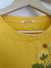 Load image into Gallery viewer, Vintage yellow embroidered dress