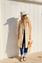 Load image into Gallery viewer, Vintage wool + fur collar coat
