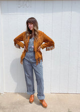 Load image into Gallery viewer, Vintage stripe overalls