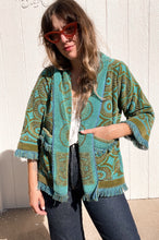 Load image into Gallery viewer, Vintage towel jacket
