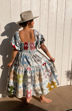 Load image into Gallery viewer, Signature collection-puff sleeve quilt dress