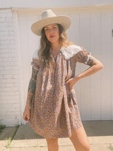 Load image into Gallery viewer, Vintage mini floral dress