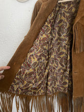 Load image into Gallery viewer, Vintage fringe jacket