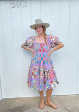 Load image into Gallery viewer, Signature Collection-Quilted purple maxi dress