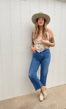 Load image into Gallery viewer, Vintage floral satin blouse