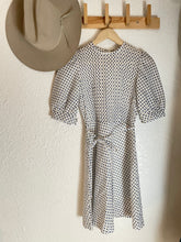 Load image into Gallery viewer, Vintage polka dot mini dress