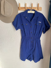 Load image into Gallery viewer, Vintage blue jumpsuit
