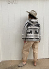 Load image into Gallery viewer, Vintage hand knit wool jacket