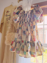 Load image into Gallery viewer, Signature Collection-puff sleeve quilted dress