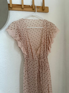 Vintage 2 piece wrap dress
