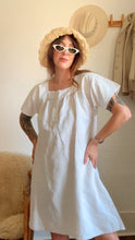 Load image into Gallery viewer, Antique linen mini dress
