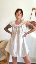 Load image into Gallery viewer, Signature Collection- Cottage embroidered mini dress
