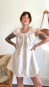 Signature Collection- Cottage embroidered mini dress