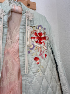 Vintage silk embroidered jacket