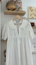 Load image into Gallery viewer, Vintage cotton + lace dress
