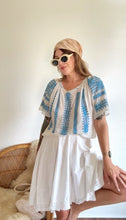 Load image into Gallery viewer, Antique Hungarian folk blouse

