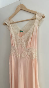 Vintage 1930s pink gown