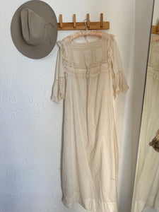 Vintage 1910 Edwardian bridal night gown