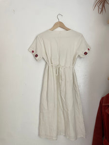 Vintage cotton embroidered dress