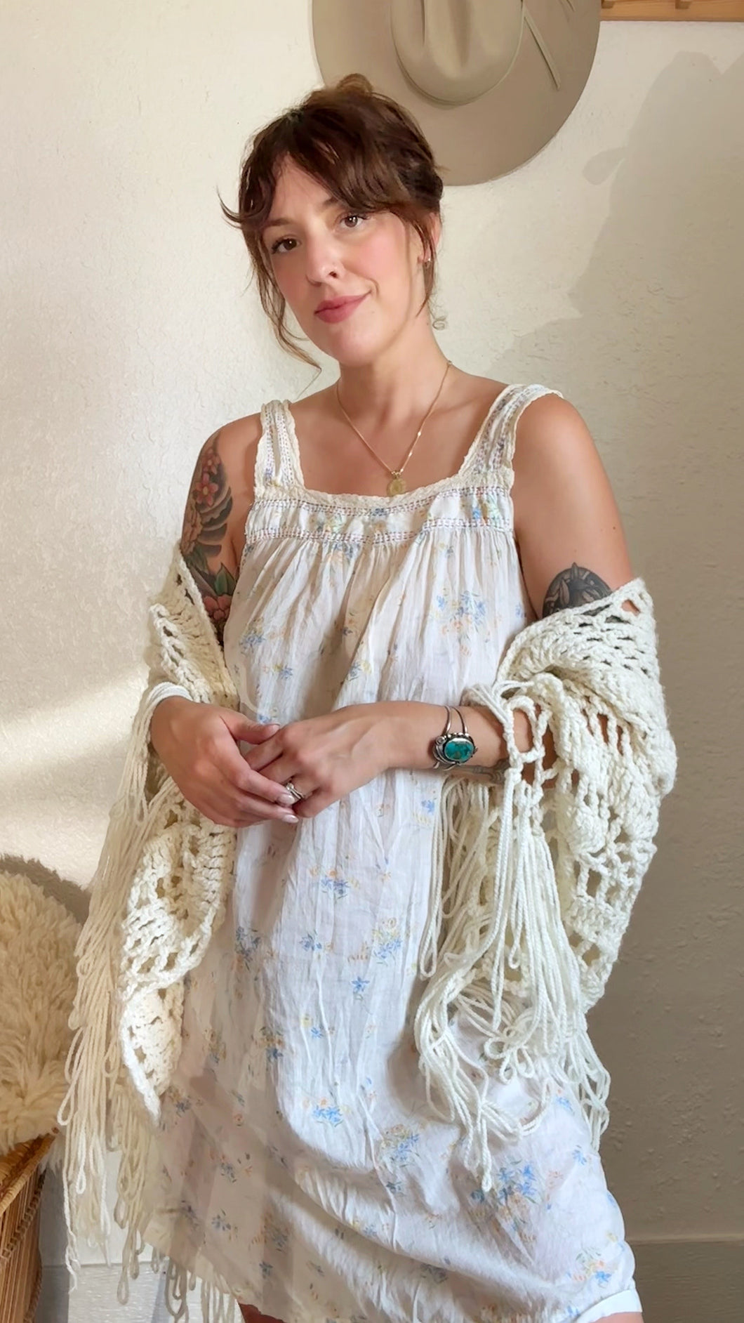 1930s floral dress