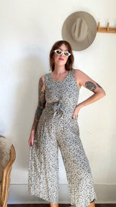 Vintage floral jumpsuit