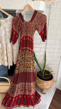 Load image into Gallery viewer, Vintage Indian cotton rayon dress
