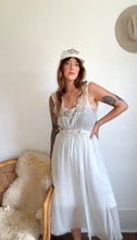 Load image into Gallery viewer, Vintage lace trim nightgown
