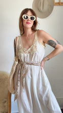 Load image into Gallery viewer, Antique silk lace dress
