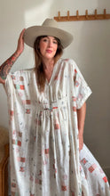 Load image into Gallery viewer, Vintage patchwork kaftan dress
