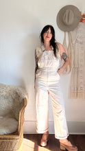 Load image into Gallery viewer, Vintage cream painter overalls
