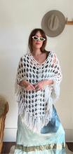 Load image into Gallery viewer, Vintage knit shawl
