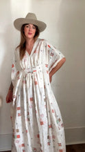 Load image into Gallery viewer, Vintage patchwork kaftan dress

