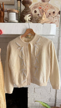 Load image into Gallery viewer, Vintage cashmere beaded cardigan
