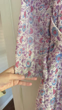 Load image into Gallery viewer, Vintage 70s quilted indian block print style dress
