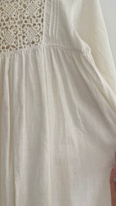 Edwardian crochet dress