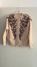 Load image into Gallery viewer, Vintage cashmere beaded cardigan
