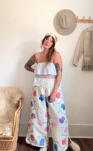 Load image into Gallery viewer, Signature Collection-Floral applique quilt pants

